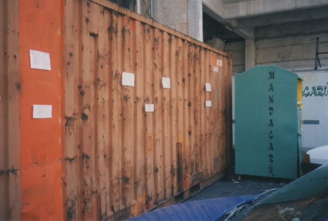 Invio di un container