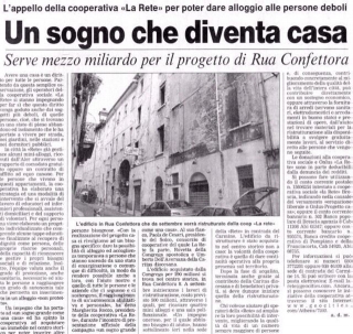 Acquisto e ristrutturazione di un edificio